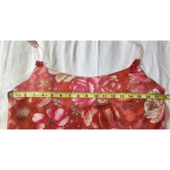 Josie Slip Nightgown with Sheer Straps, Size Medium - Picture 9 of 12